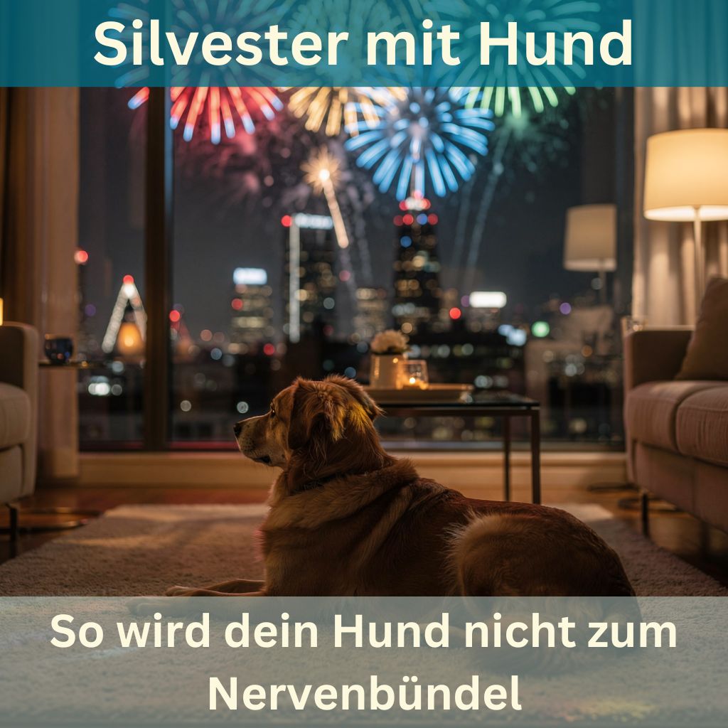 Silvester mit Hund Angst vor Feuerwerk